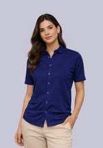 Load image into Gallery viewer, AZURE LUXE MERINO SUMMER SHIRT
