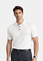 Load image into Gallery viewer, PEARL RIBBED POLO
