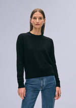Load image into Gallery viewer, EBONY MERINO CREW SWEATER
