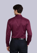 Load image into Gallery viewer, MAROON BAMBOO SILK SHIRT
