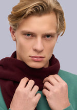 Load image into Gallery viewer, GARNET  MERINO MUFFLER
