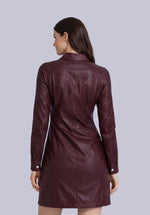 Load image into Gallery viewer, MAVEN LEATHER DRESS

