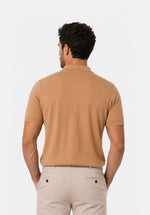 Load image into Gallery viewer, Champagne Prestige Summer Merino Polo
