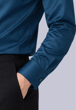 Load image into Gallery viewer, MARINE  BAMBOO SILK SHIRT
