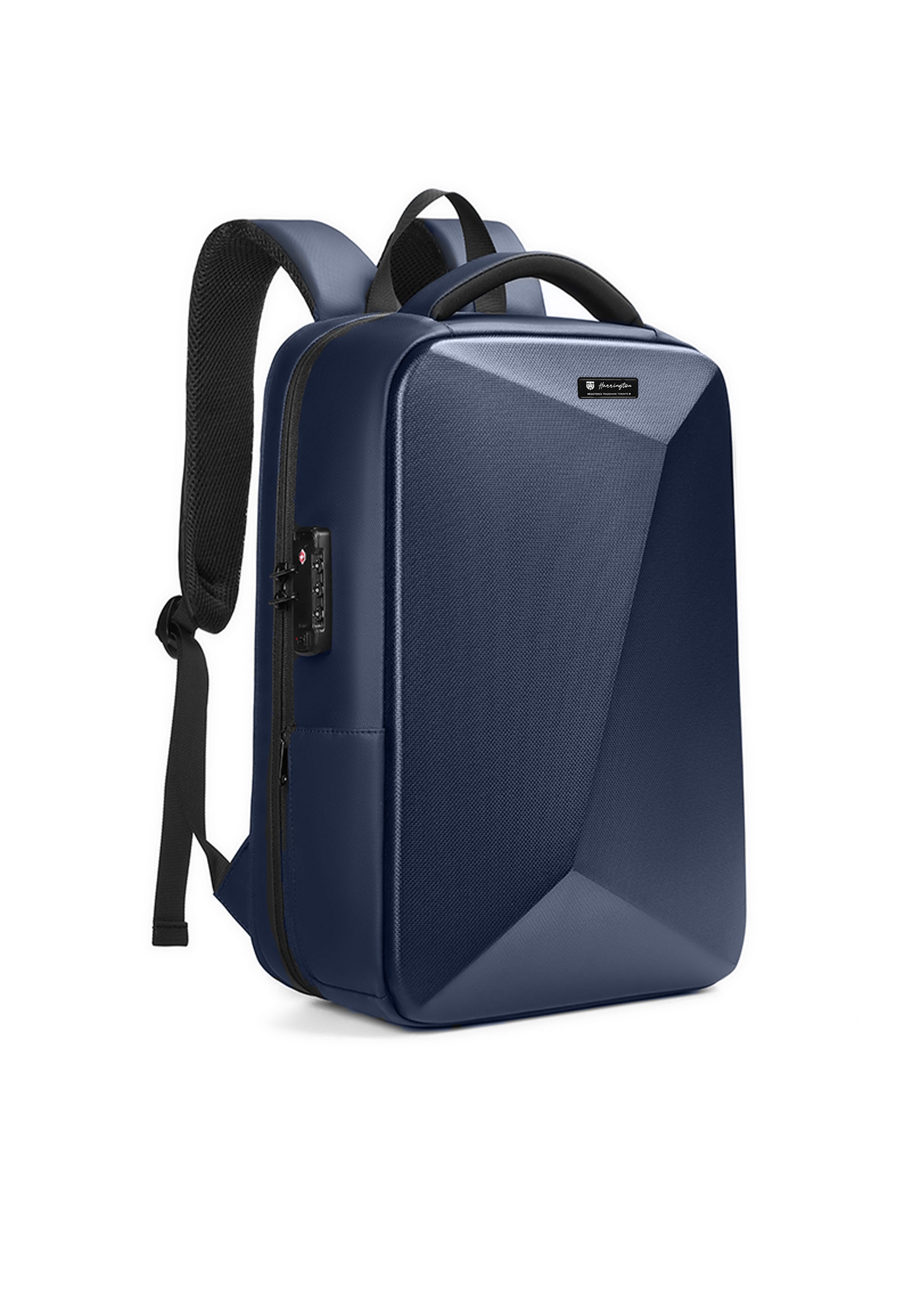 VOYAGER NAVY HARD SHELL BACKPACK