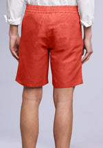 Load image into Gallery viewer, Vermilion  Cotton Linen Shorts
