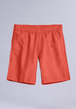 Load image into Gallery viewer, Vermilion  Cotton Linen Shorts
