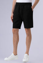 Load image into Gallery viewer, Onyx Cotton Linen Shorts
