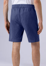 Load image into Gallery viewer, Indigo Cotton Linen Shorts
