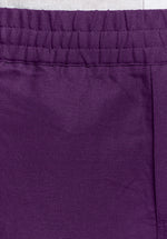 Load image into Gallery viewer, Mauve Cotton Linen Shorts
