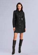 Load image into Gallery viewer, MAVEN LEATHER DRESS
