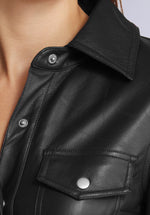 Load image into Gallery viewer, MAVEN LEATHER DRESS
