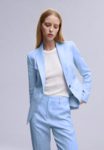 AQUA NOTCH BLAZER