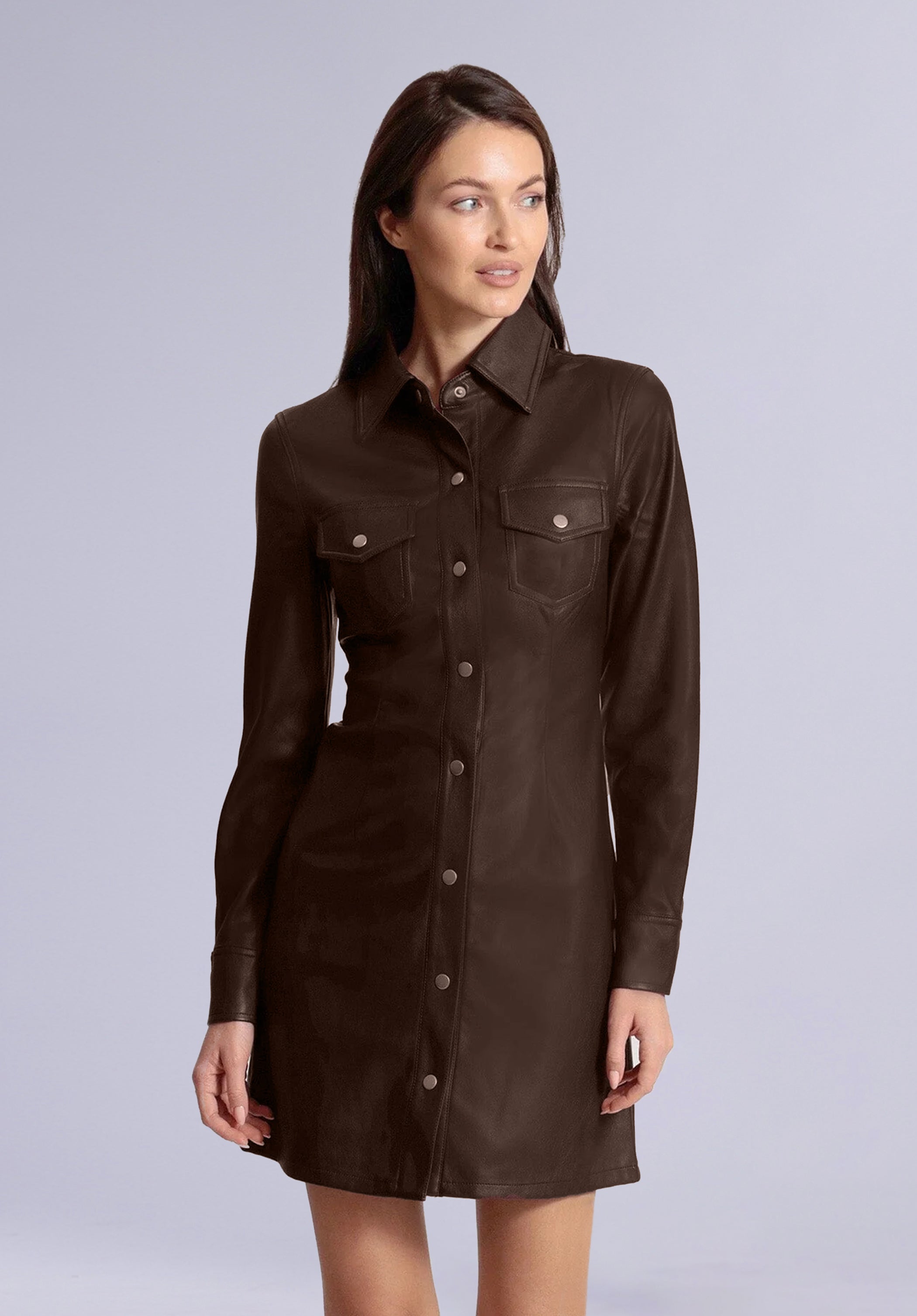 MAVEN LEATHER DRESS