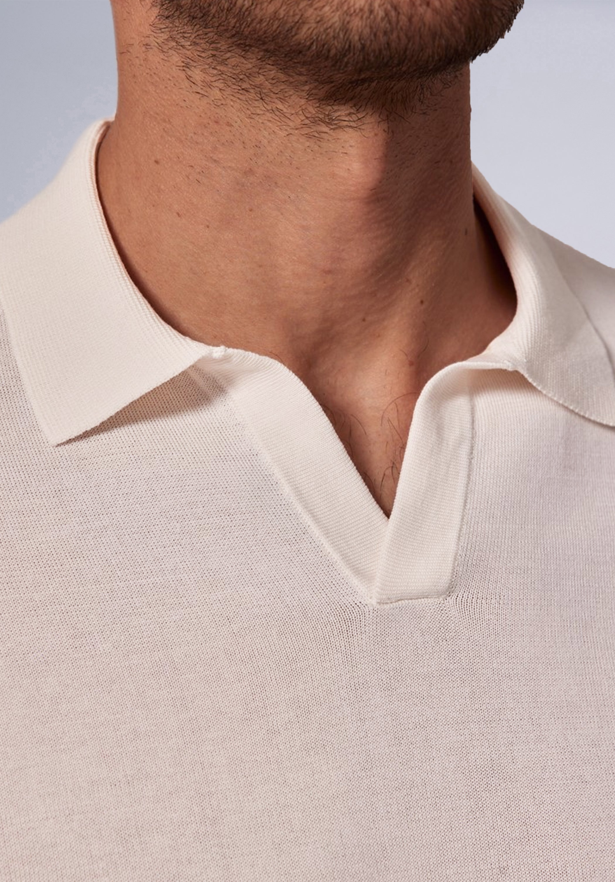 Pearl Silk Polo