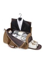 Load image into Gallery viewer, COGNAC DUFFLE BAG
