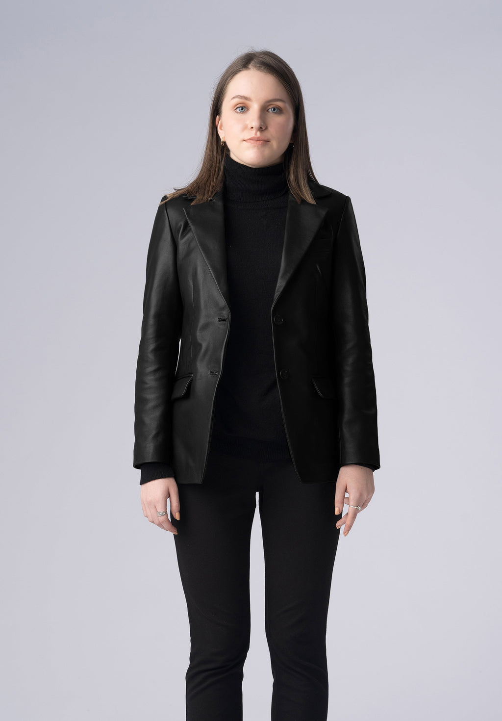 classy-women leather-jacket