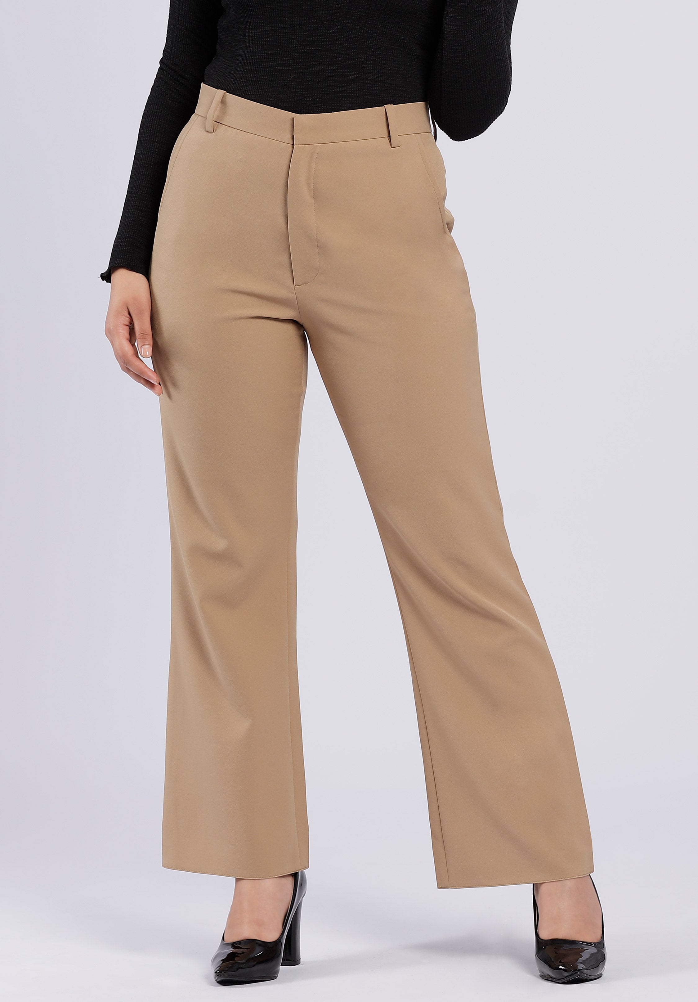 New York & Co. NY&Co Women's Tall Mid-Rise Modern Bootcut Pants -  All-Season Stretch - 7th Avenue Luxe Brown - ShopStyle