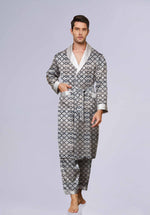 Load image into Gallery viewer, PEARL LUXURE SILK ROBE SET

