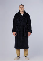 Load image into Gallery viewer, NAVY WINTER ROBE

