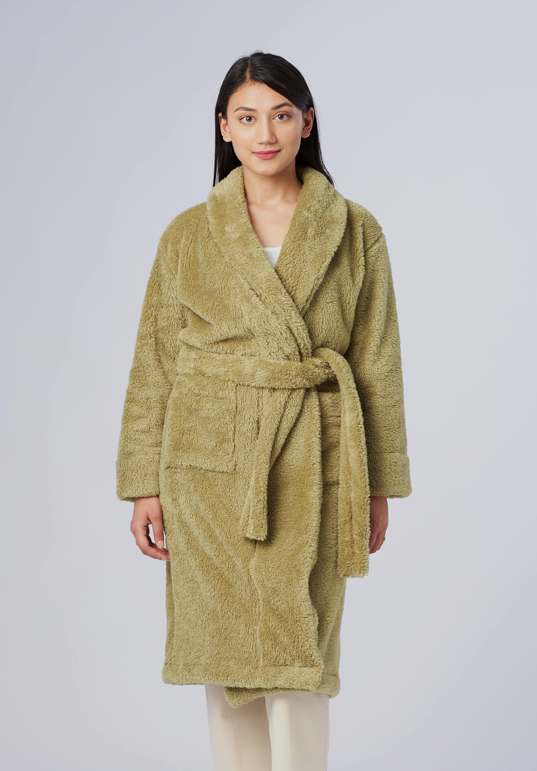 Ladies Warm Robe Warm Winter Robes Women Kimono Robe Cardigan Silk Velvet Robe Jacket